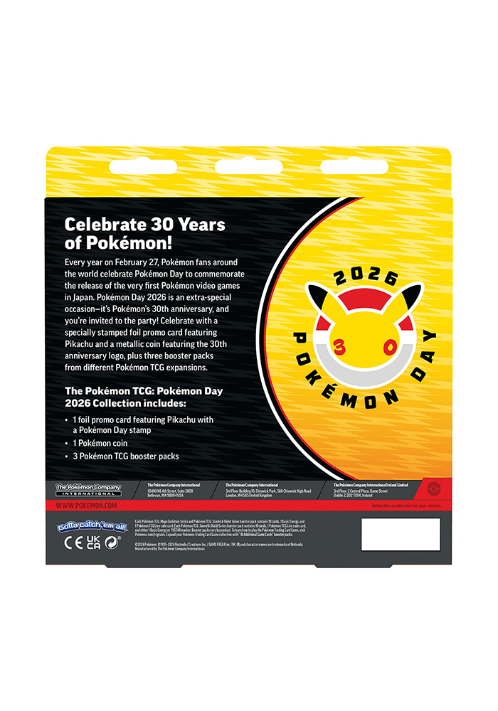 PRE ORDER Pokémon TCG: Pokémon Day 2026 Collection