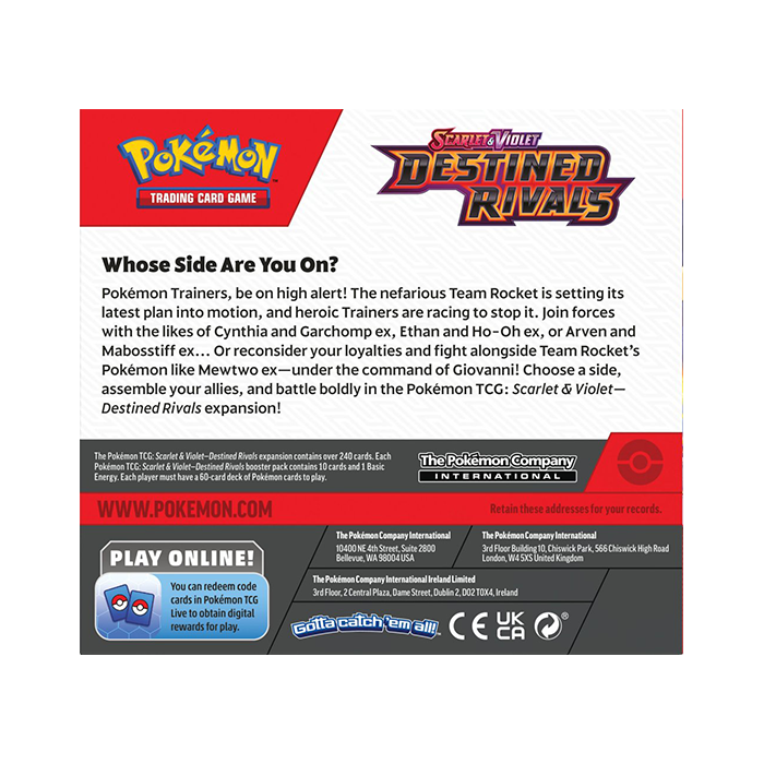 POKÉMON TCG Scarlet & Violet: Destined Rivals Booster Box