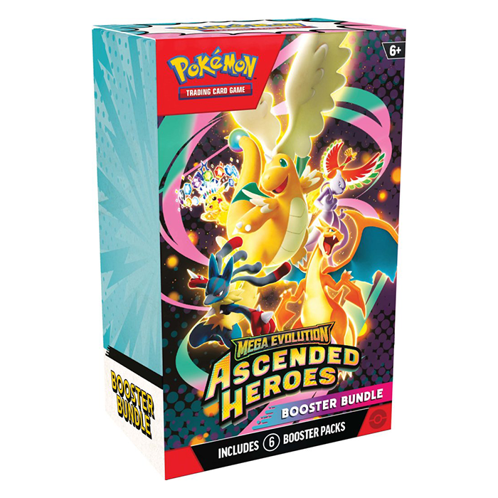 PRE ORDER Pokémon TCG: Mega Evolution— Ascended Heroes Booster Bundle