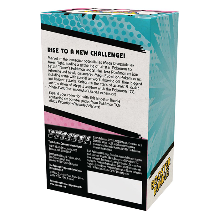 PRE ORDER Pokémon TCG: Mega Evolution— Ascended Heroes Booster Bundle