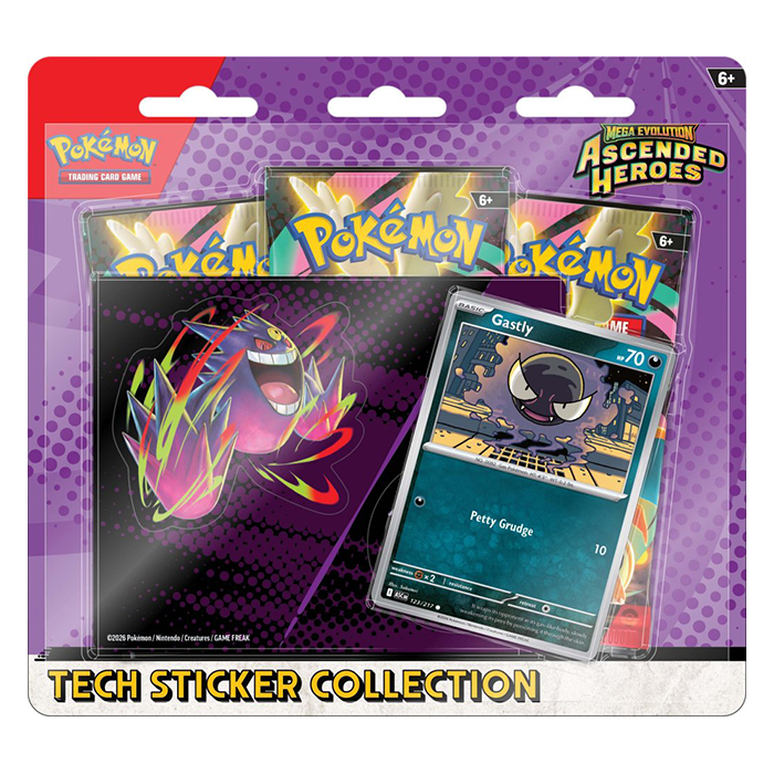 PRE ORDER Pokémon TCG: Mega Evolution—Ascended Heroes Tech Sticker Collection