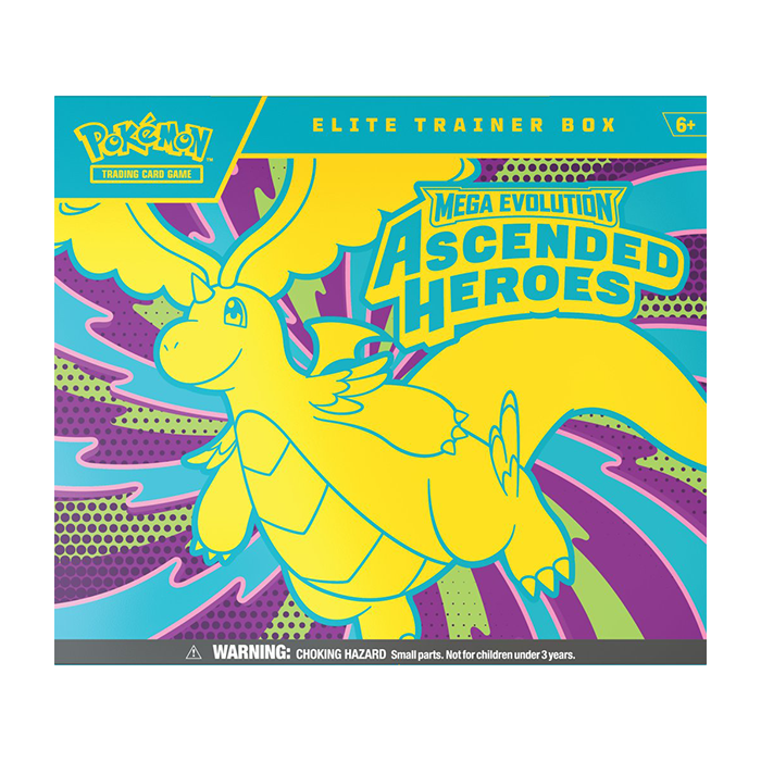 PRE ORDER Pokémon TCG: Mega Evolution— Ascended Heroes Elite Trainer Box