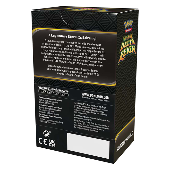 PRE ORDER Pokémon TCG: Mega Evolution— Delta Reign Booster Bundle
