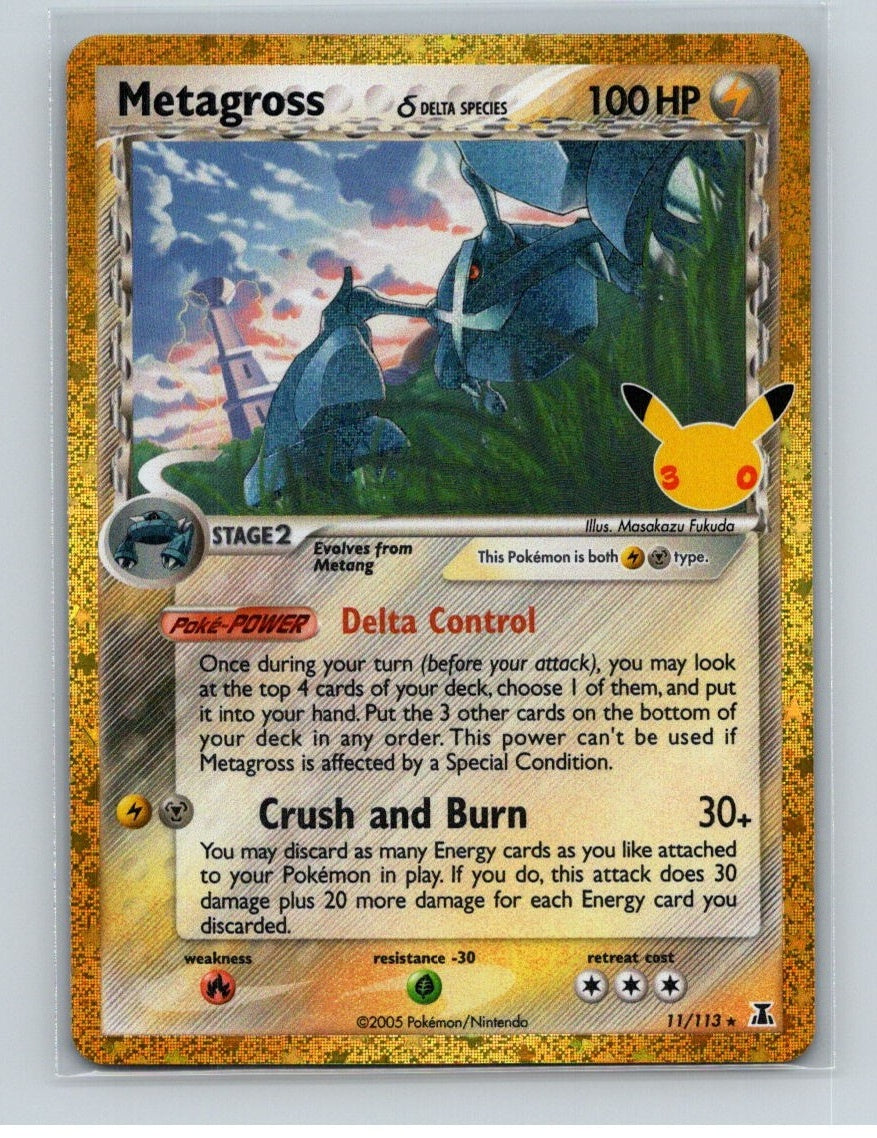 Metagross (Delta Species) Holo Classic Collection ME: 30th Celebration Classic Collection 11/113 NM