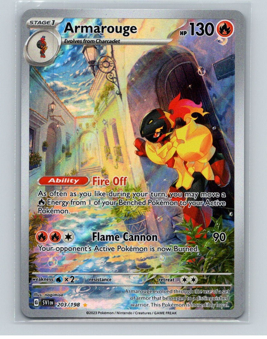 Armarouge Holo Illustration Rare SV01: Scarlet & Violet Base Set 203/198 NM