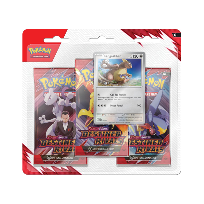 PRE ORDER POKÉMON TCG Scarlet & Violet: Destined Rivals Three Booster Blister