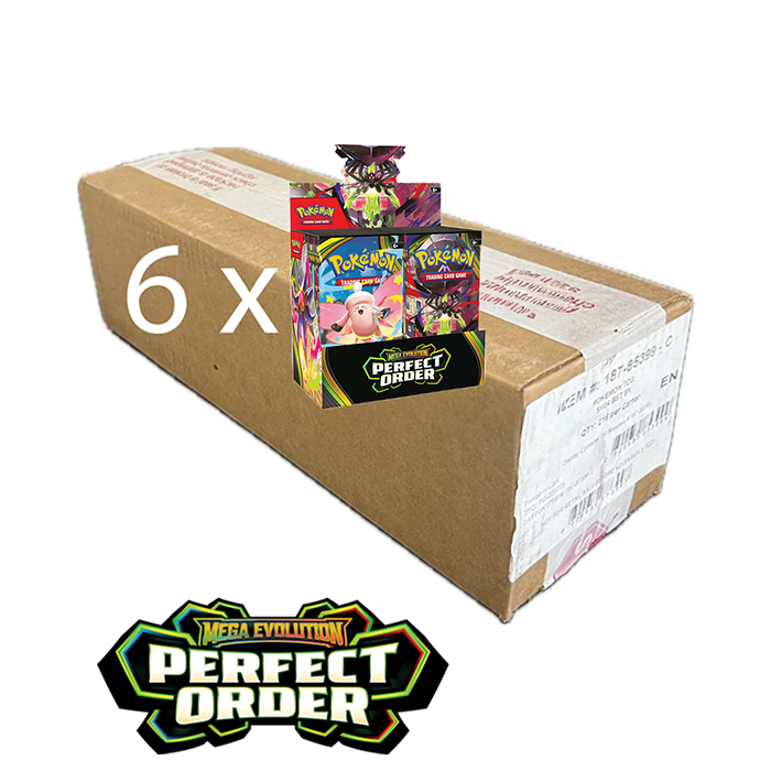 PRE ORDER Pokémon TCG: Mega Evolution-Perfect Order Sealed Case of Booster Box's