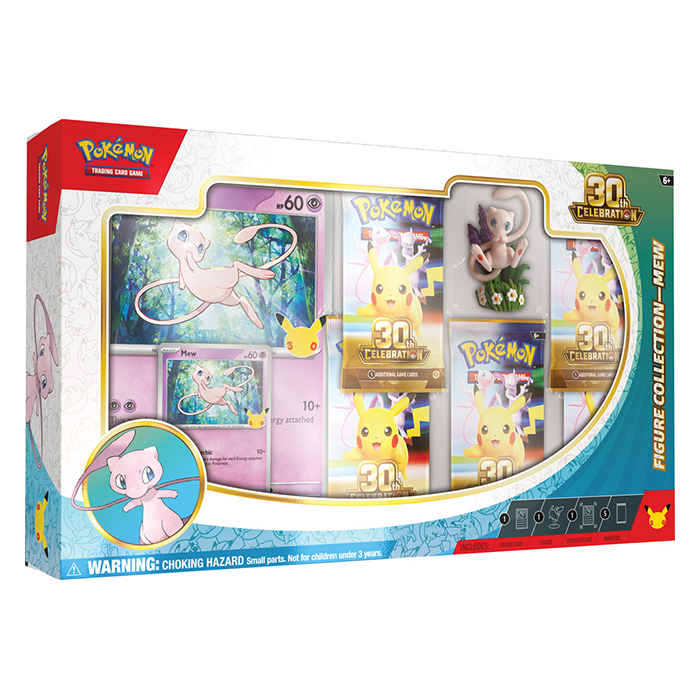 PRE ORDER Pokémon TCG: 30th Celebration Figure Collection - Mew / Mewtwo