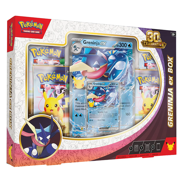PRE ORDER Pokemon TCG: 30th Celebration Sylveon ex Box / Greninja ex Box (Assorted)