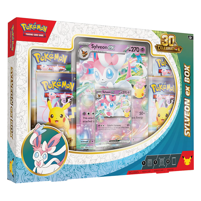 PRE ORDER Pokemon TCG: 30th Celebration Sylveon ex Box / Greninja ex Box (Assorted)