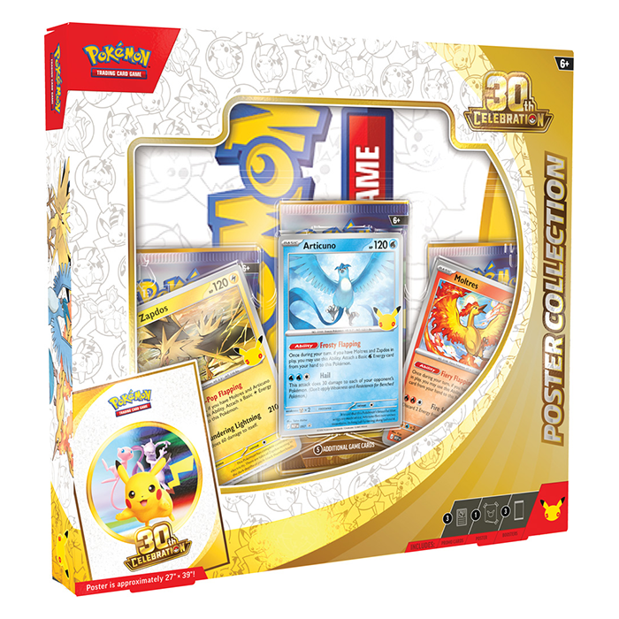 PRE ORDER Pokémon TCG: 30th Celebration Poster Collection