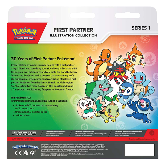 PRE ORDER Pokémon TCG: First Partner Illustration Collection—Series 1 (Invite Only)