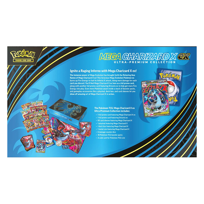 PRE ORDER POKÉMON TCG: Mega Charizard X ex Ultra-Premium Collection