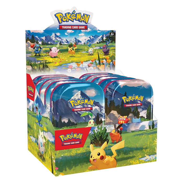 PRE ORDER Pokémon TCG: Mega Evolution— Ascended Heroes Mini Tin Sealed Display Box