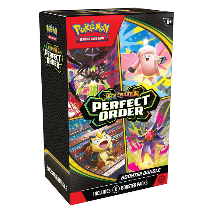 PRE ORDER Pokémon TCG: Mega Evolution— Perfect Order Booster Bundle