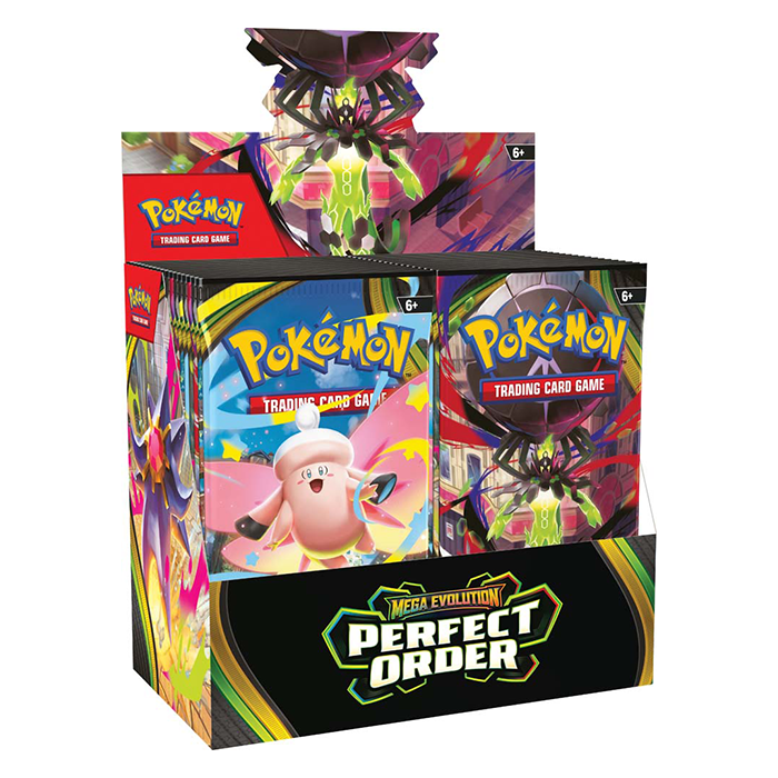 PRE ORDER Pokmon TCG: Mega Evolution-Perfect Order Booster Box Loot Vault PRE ORDER Pokmon TCG: Mega Evolution-Perfect Order Booster Box Loot Vault