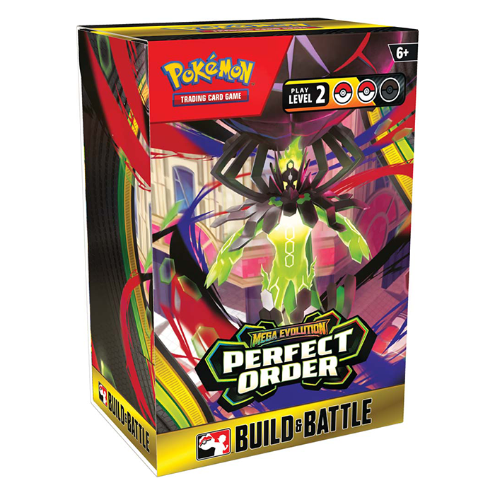 PRE ORDER Pokémon TCG: Mega Evolution— Perfect Order Build & Battle Box