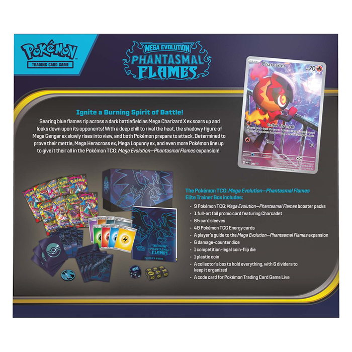 PRE ORDER POKÉMON TCG: Phantasmal Flames Elite Trainer Box