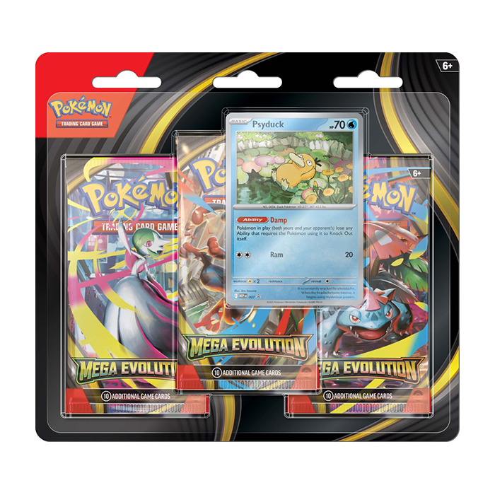 PRE ORDER POKÉMON TCG: Mega Evolution Three Booster Blister