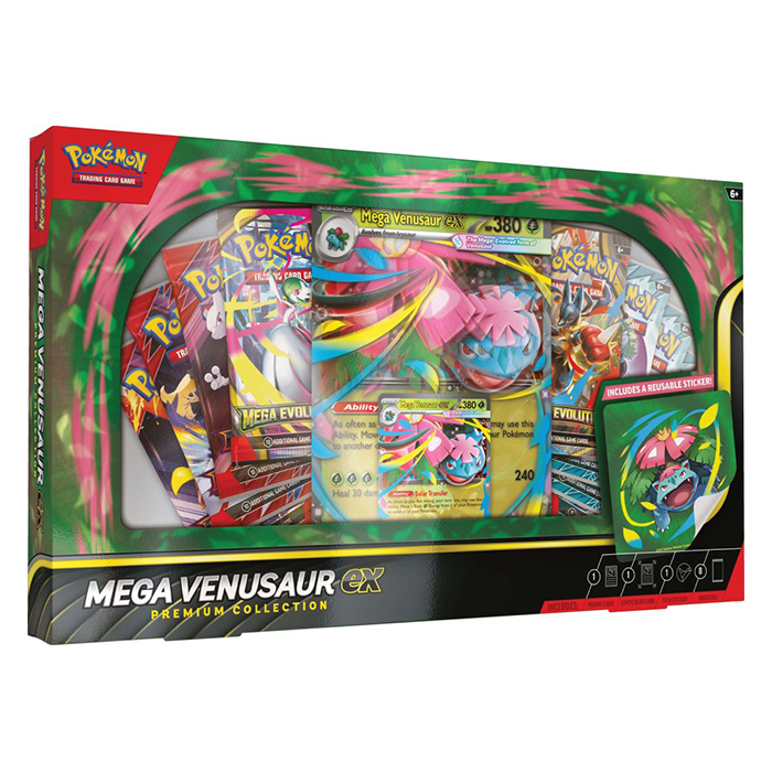 PRE ORDER Pokémon TCG: Mega Venusaur EX Premium Collection