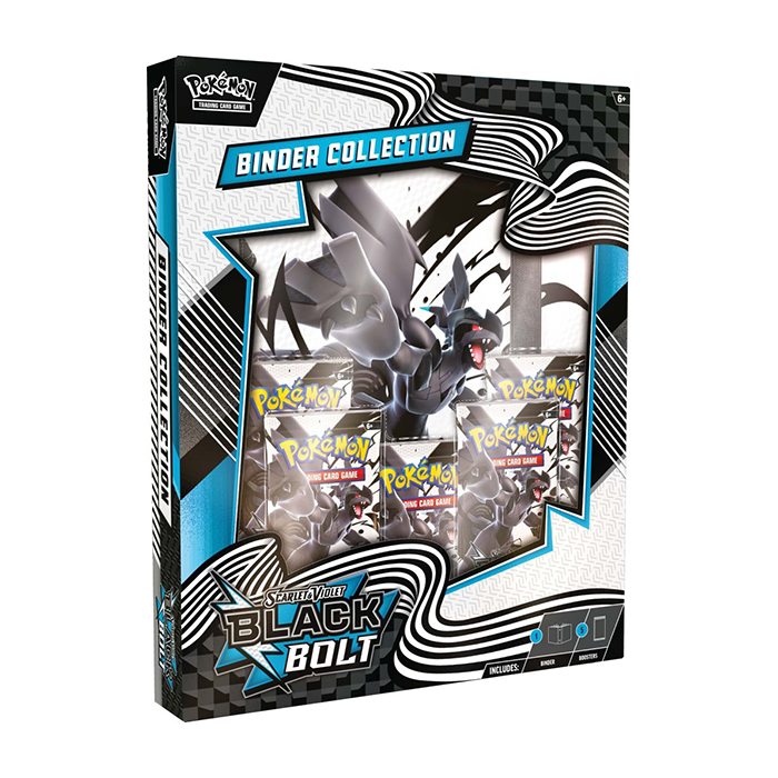 PRE ORDER POKÉMON Pokémon TCG: Scarlet & Violet— Black Bolt Binder Collection