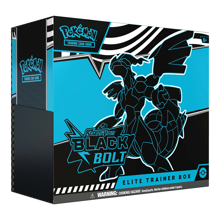 PRE ORDER POKÉMON Pokémon TCG: Scarlet & Violet— Black Bolt Elite Trainer Box