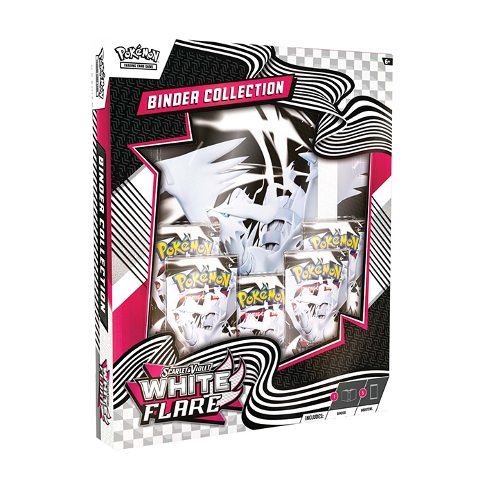 PRE ORDER POKÉMON Pokémon TCG: Scarlet & Violet— White Flare Binder Collection