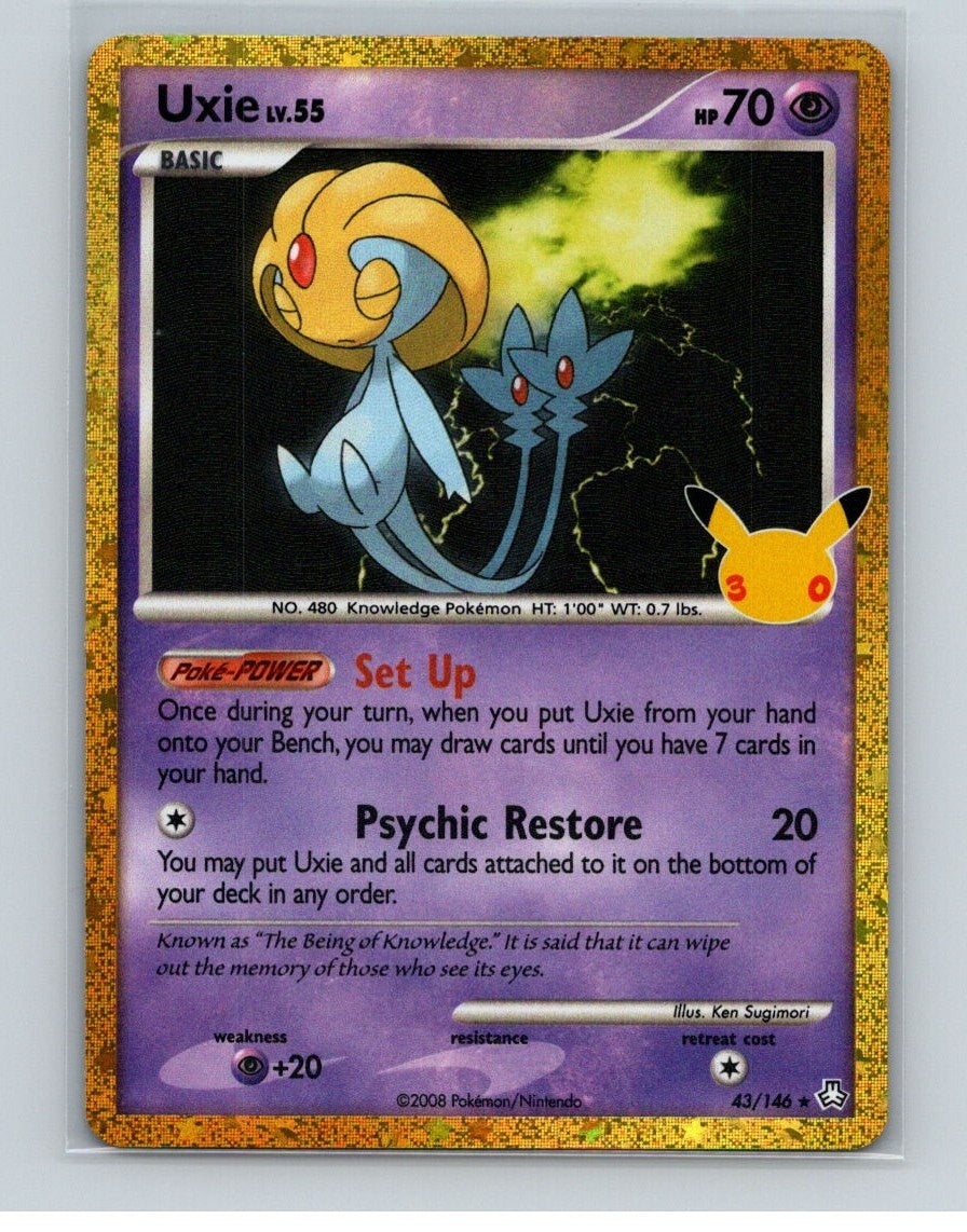 Uxie Holo Classic Collection ME: 30th Celebration Classic Collection 43/146 NM